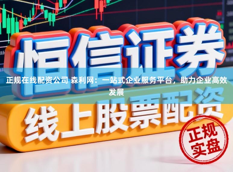 正规在线配资公司 森利网:一站式企业服务平台,助力企业高效发展