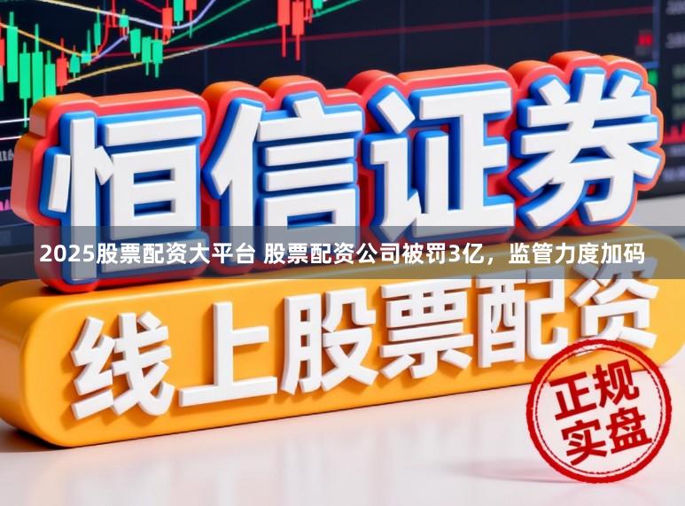 2025股票配资大平台 股票配资公司被罚3亿，监管力度加码