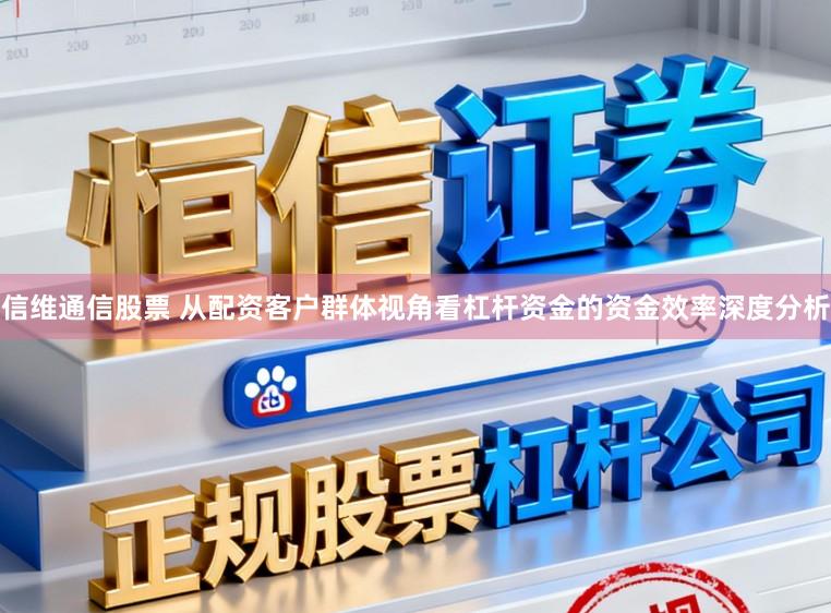 信维通信股票 从配资客户群体视角看杠杆资金的资金效率深度分析