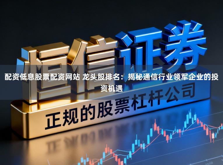 配资低息股票配资网站 龙头股排名：揭秘通信行业领军企业的投资机遇