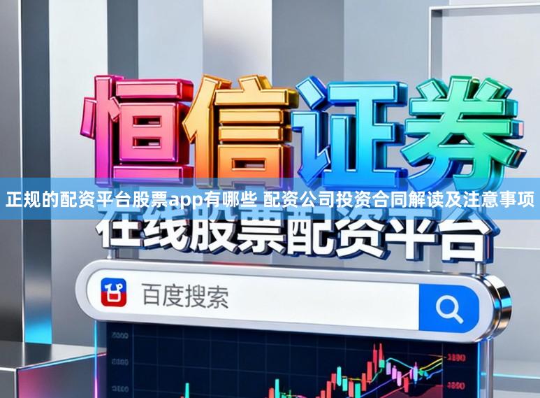 正规的配资平台股票app有哪些 配资公司投资合同解读及注意事项